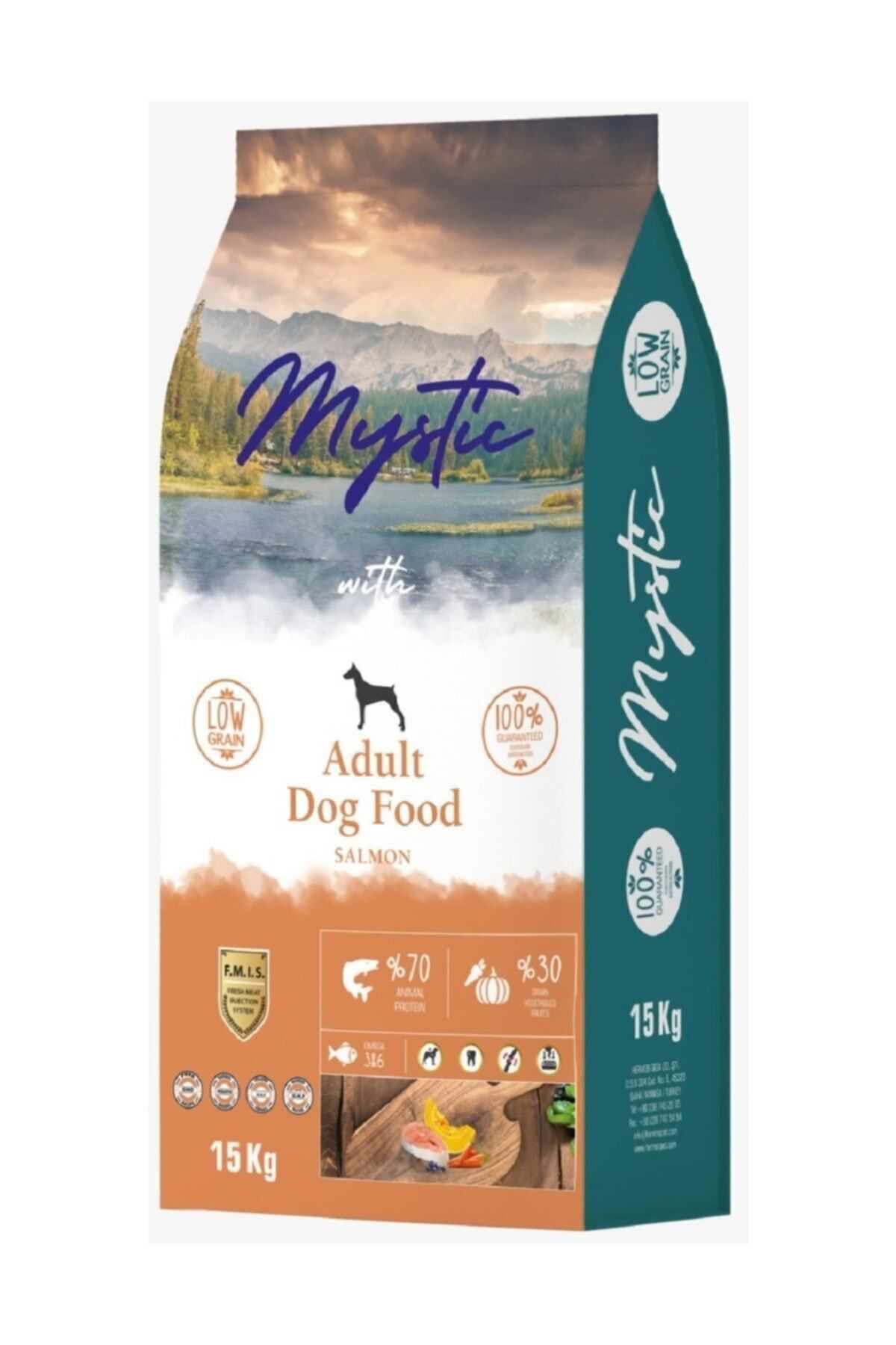Mystic Az Tahıllı Somonlu Yetişkin Köpek Maması 15 Kg