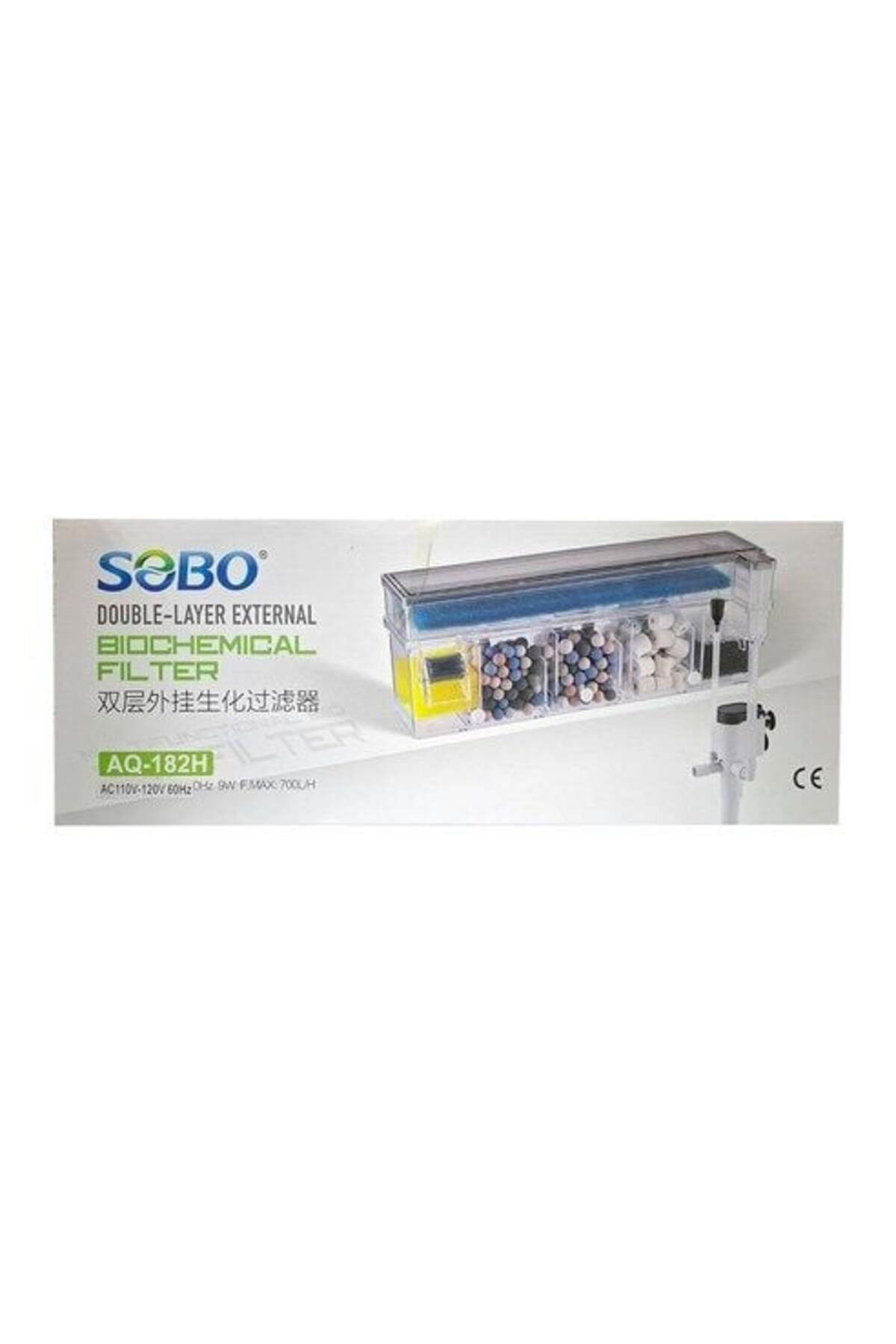 Sobo AQ-182H Bio Askı Filtre 8 Wt 700 L/H