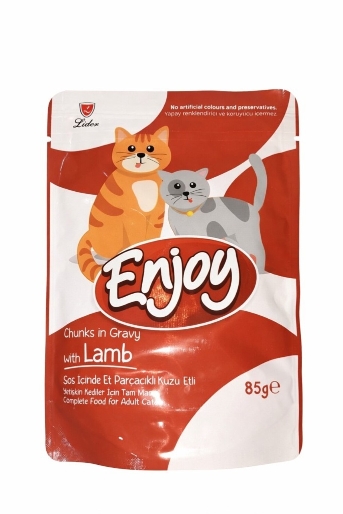Enjoy Pouch Kuzulu Kedi Konservesi 85 gr