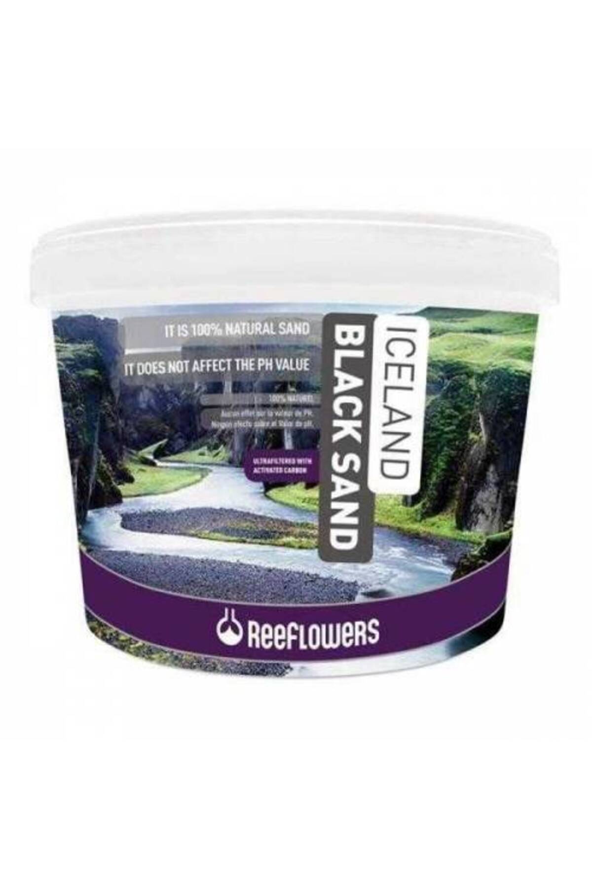Reeflowers Iceland Black Sand Siyah Akvaryum Kumu 3-5 mm 7 Kg