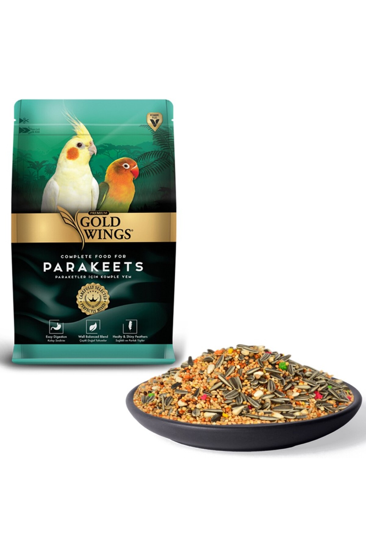 Gold Wings Premium Paraket 1 kg