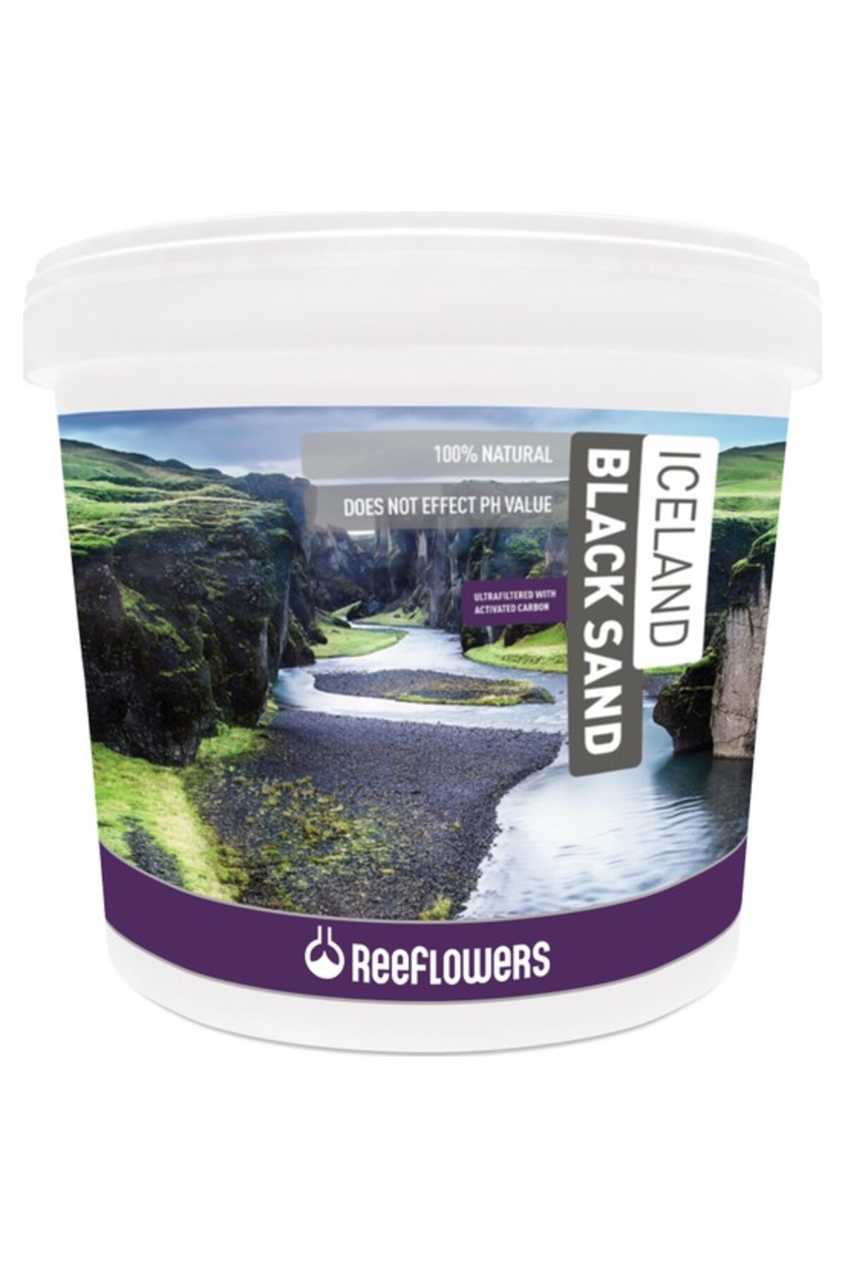 Reeflowers Iceland Black Sand Siyah Akvaryum Kumu 3-5 mm 25 Kg
