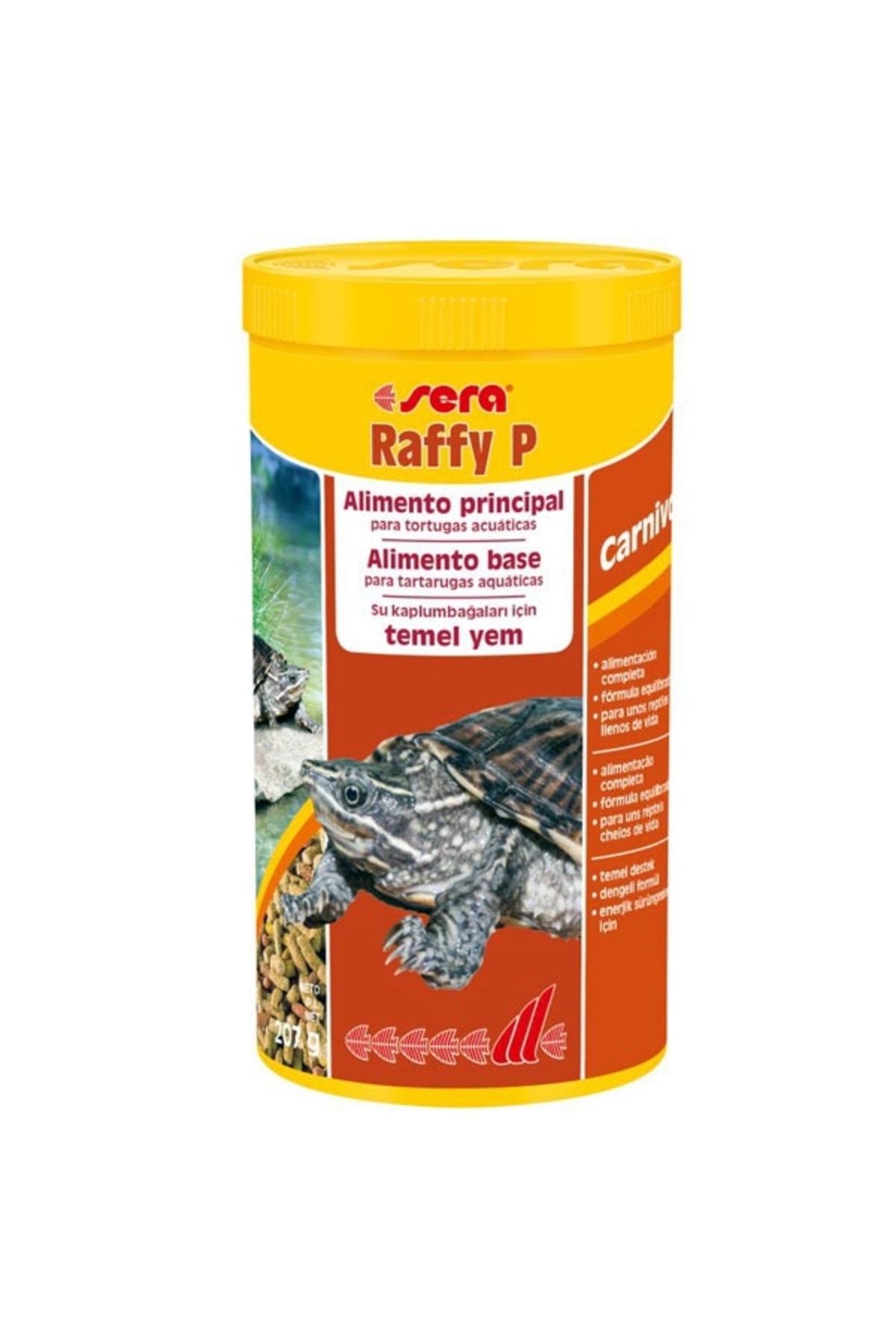 Sera Raffy P Nature Kaplumbağa yemi 1000 ml 220 gr