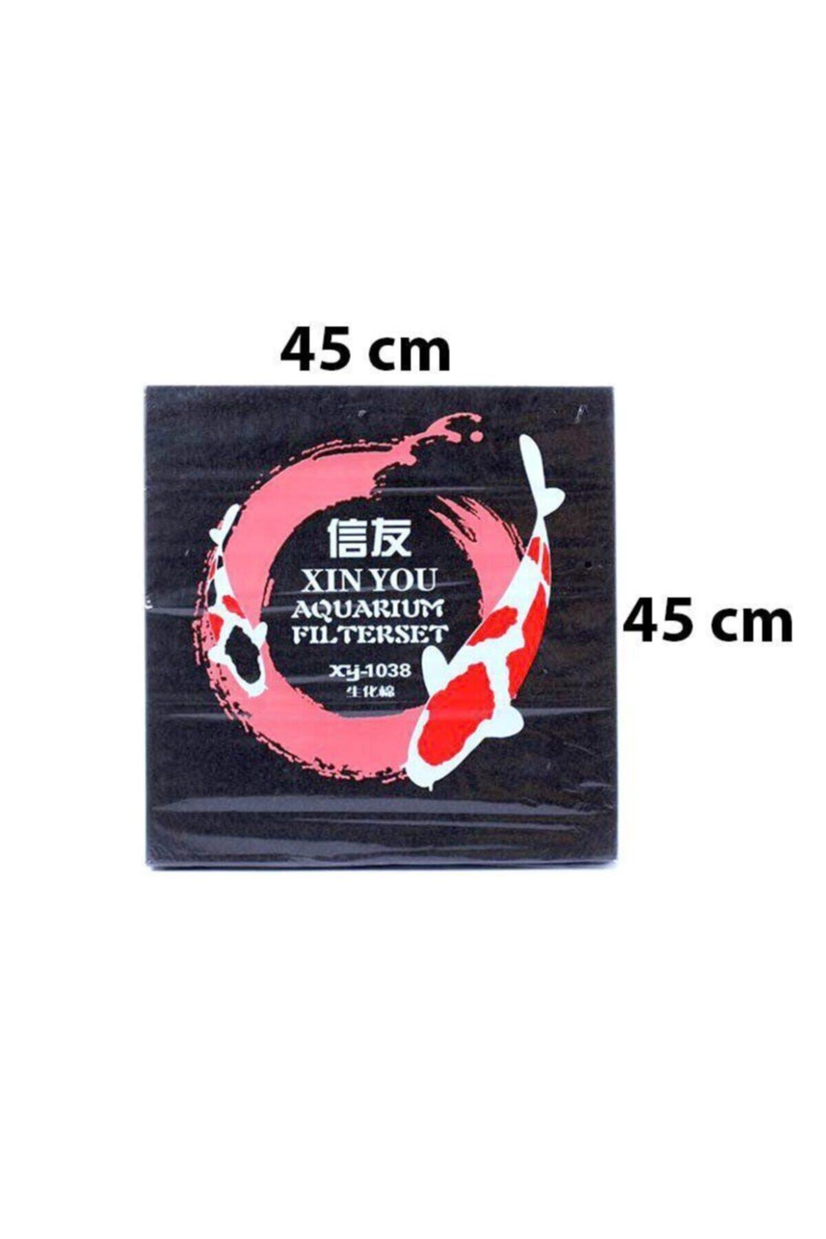 Xinyou Akvaryum Filtre Sump Süngeri Siyah 45 X 45 X 5 Cm