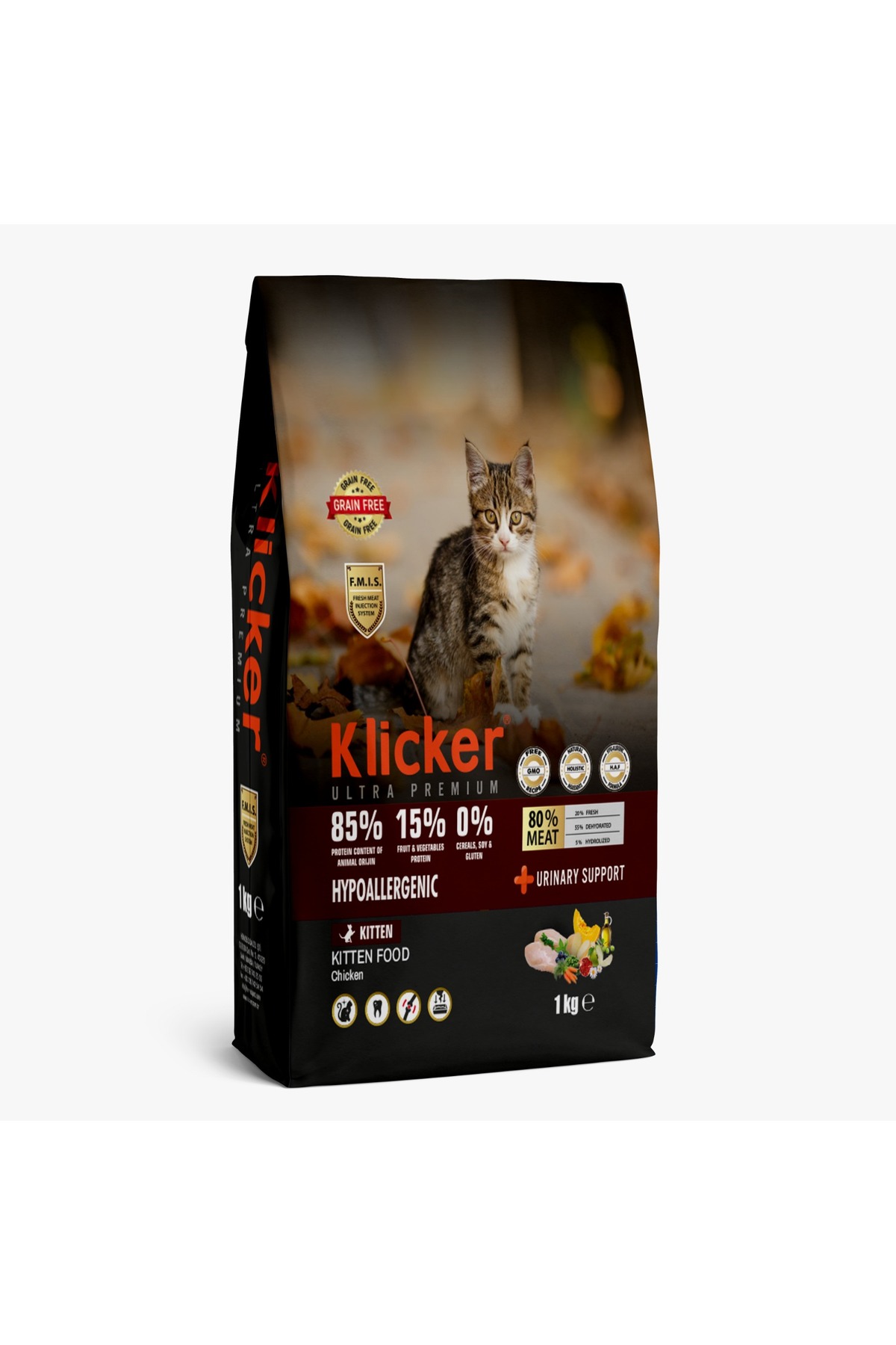 Klicker Tavuklu Yavru Kedi Maması 1 Kg