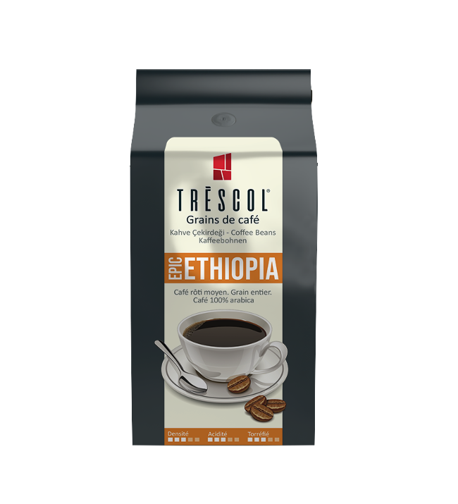 Trescol Ethiopia French Press Öğütülmüş 250 Gr + 1 Litre FP Karaf