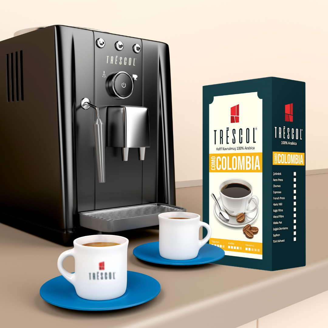 Trescol Colombia Espresso için öğütülmüş Kahve 250 Gr Tréscol Kahve